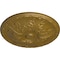 Ekena Millwork Granada Ceiling Medallion (Fits Canopies up to 4 1/4"), Hand-Painted Gold, 15 3/4"OD x 5/8"P CM16GAGLS - alternate 4